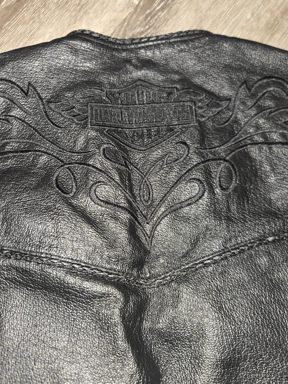 Harley Davidson For Women Leather Vest Size Medium - Picture 6 of 13
